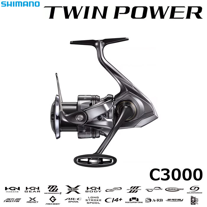シマノ(SHIMANO) 24 ツインパワー C3000 ☆特別割引品 ツインパワー