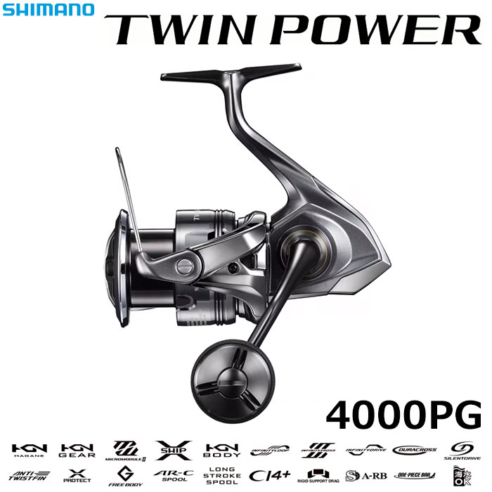 シマノ(SHIMANO) 24 ツインパワー 4000PG ☆特別割引品 ツインパワー
