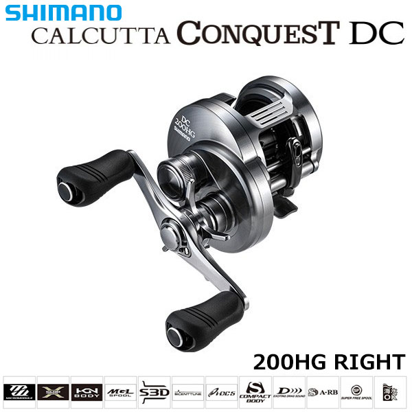 シマノ(SHIMANO) 20カルカッタ コンクエスト DC 200HG RIGHT