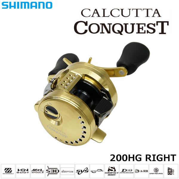 シマノ(SHIMANO) 21 カルカッタコンクエスト 200HG カルカッタコン