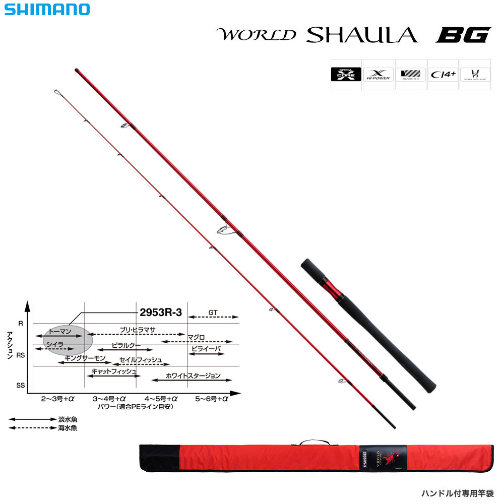 シマノ(SHIMANO) 20 ワールドシャウラ BG 2953R-3 ワールドシャウラ