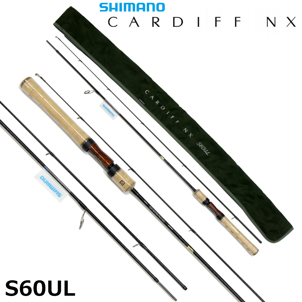 シマノ(SHIMANO) 21 カーディフ AX S60UL-FF カーディフAX[CARDIFF AX