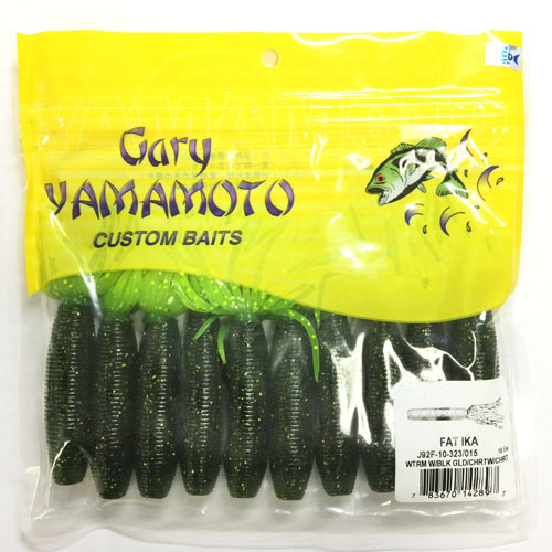 ゲーリーヤマモト ファットイカ (Fat Ika) J92F-10-323/015 WTRM W/BLK