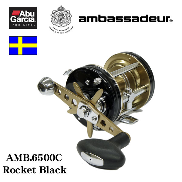 アブガルシア(Abu Garcia) アンバサダー 6500C Rocket BLACK (右