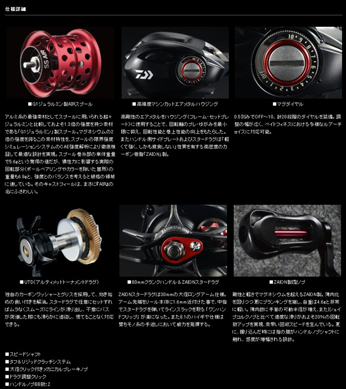 ダイワ(DAIWA) SS AIR(エア)8.1R(右) (お取り寄せ商品) ☆特別割引品