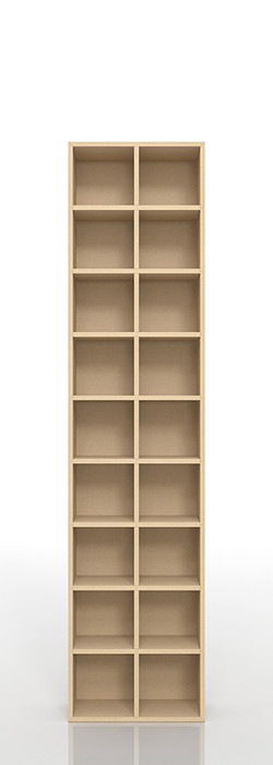 CD収納棚 2列×8段（16コマ）|マルゲリータのCD収納