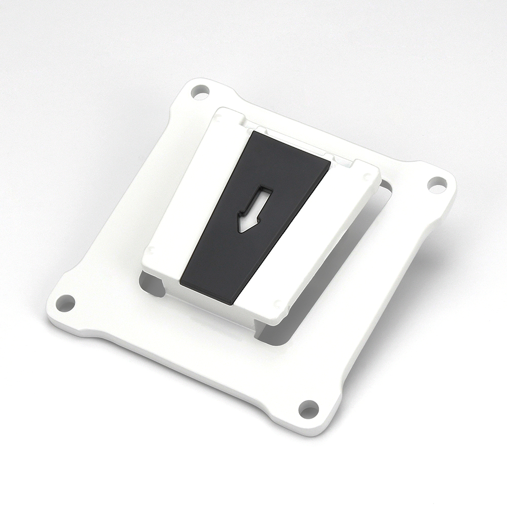 モニターアームVESA75mm専用プレート ホワイト (CGMA-OP2WH) - 株式