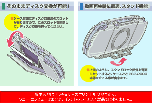 販売終了】 PSP-2000専用クリスタルハードケース (CPA-P2KCW) - 株式
