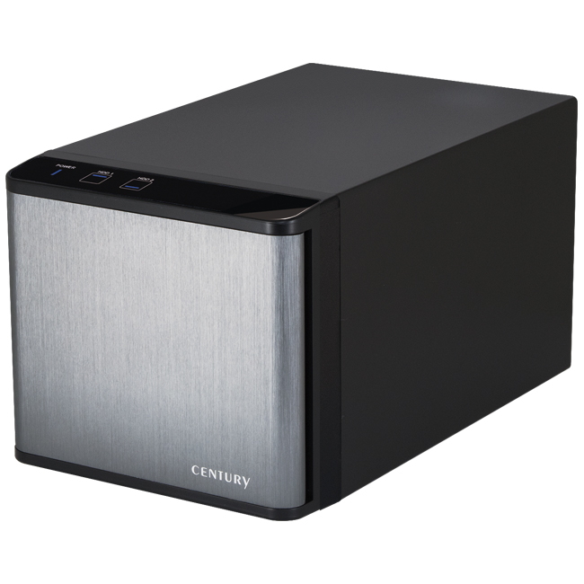 内蔵用3.5インチHDDをむきだしの“裸“のまま使える外付け多段型HDD