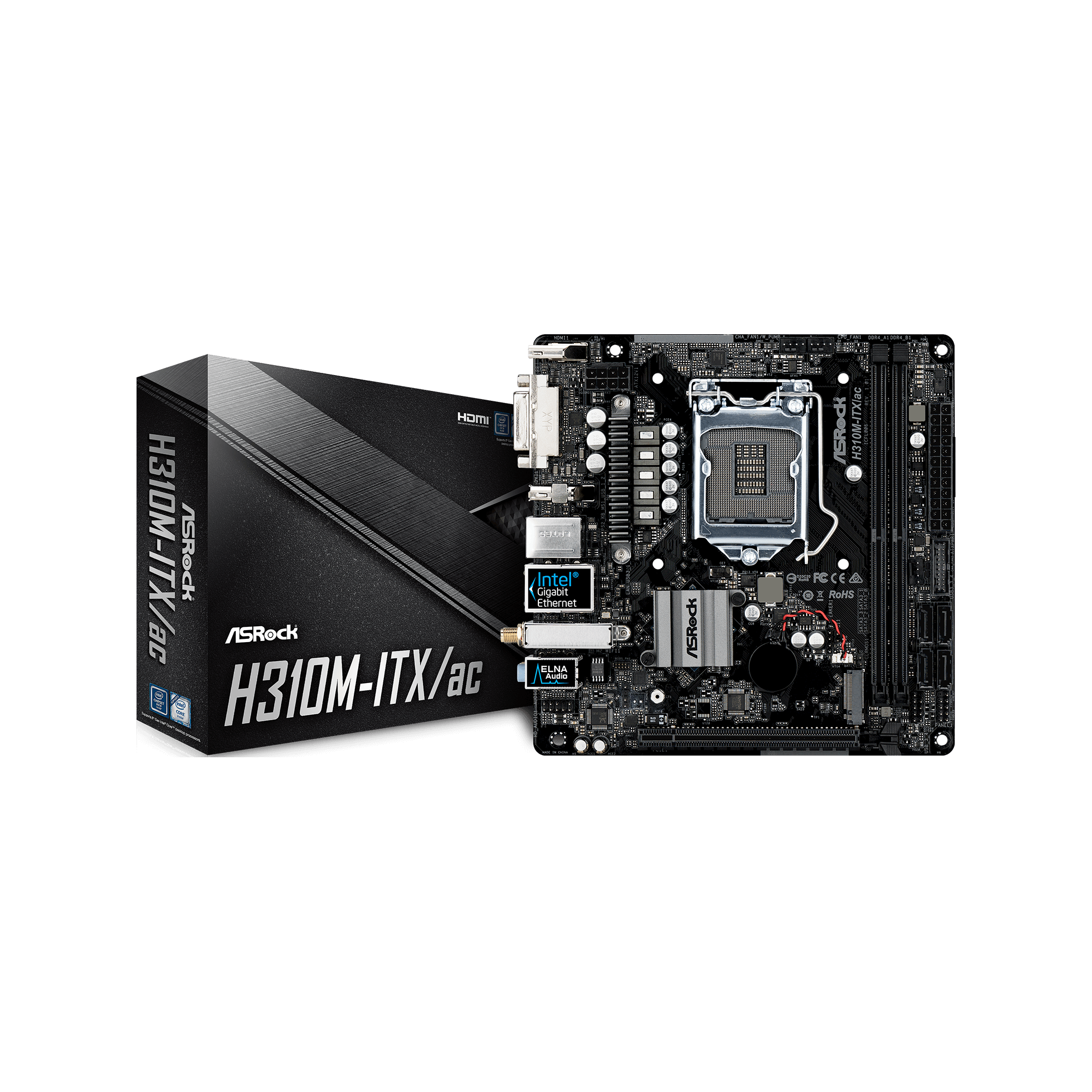 H310M-ITX/ac | ASRock(アスロック) LGA1151 Intel H310 MiniITX