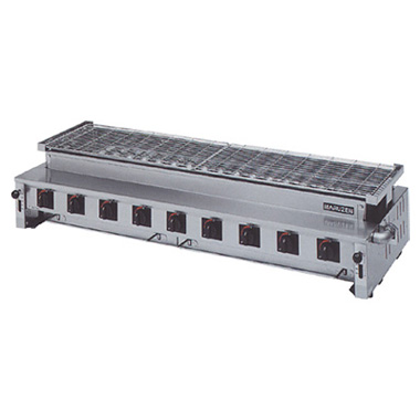 マルゼンMGK-318B|下火式 炭焼き熱板|焼物器・グリドル|厨房機器・熱