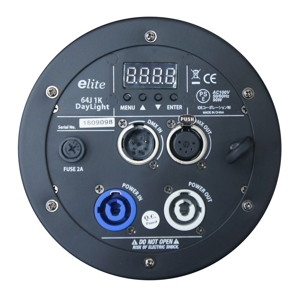 e-lite 64J-RGBW マニュアルズーム付き LEDパーライト 照明機器(QUAD