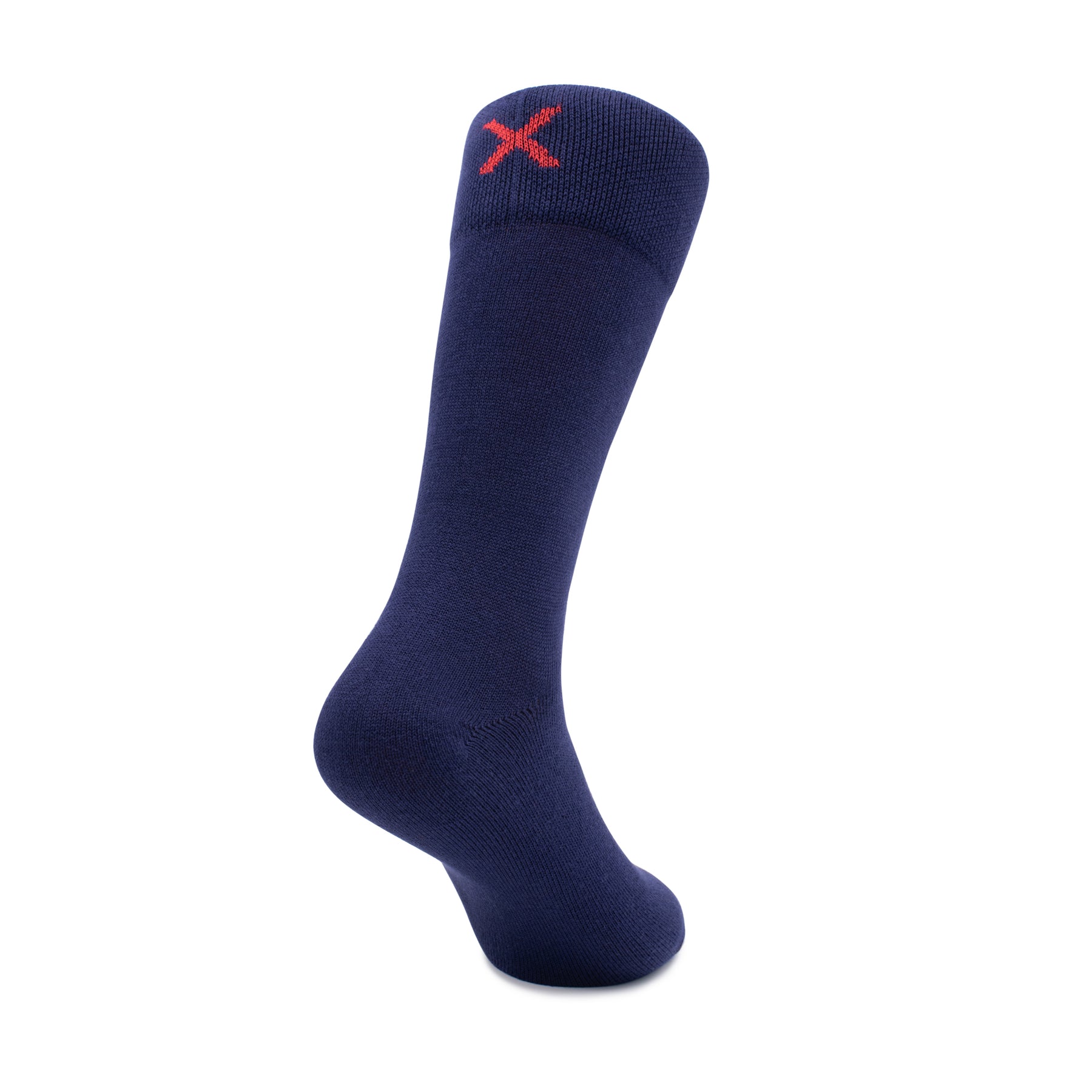 Dark Navy Crew Socks | Cotton Socks for Women & Men | Charix