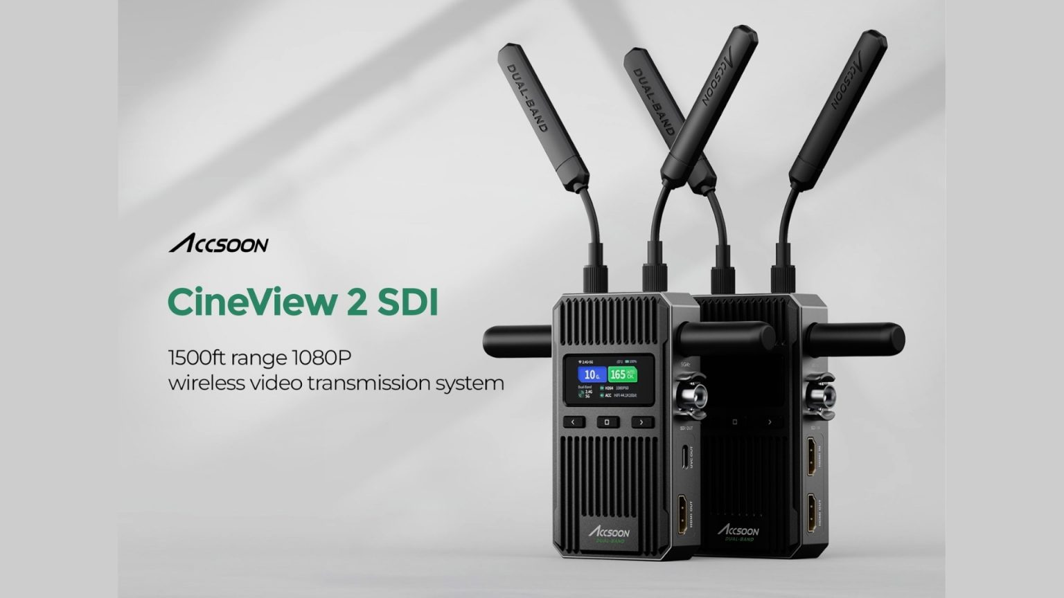 AccsoonがCineView 2 SDI ワイヤレスビデオトランスミッターを発表 | CineD