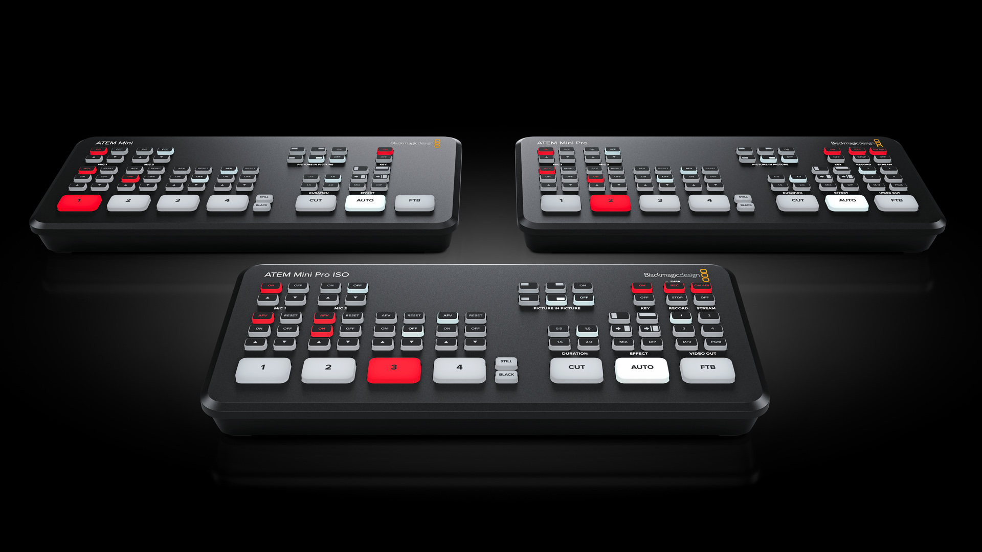 Blackmagic Design ATEM Mini Pro ISO and ATEM Stream Bridge - A