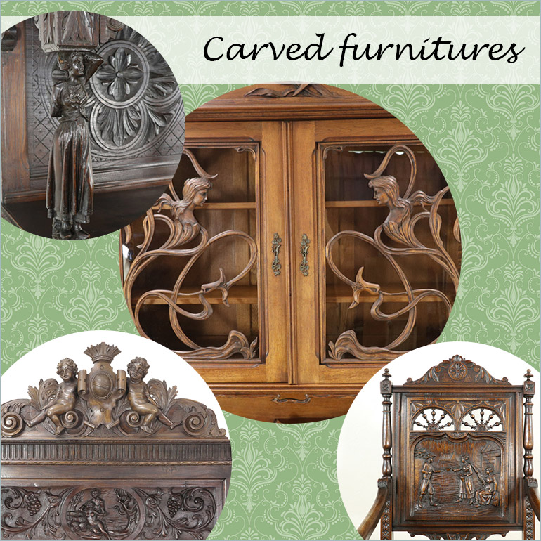 クララボ・ヒトリゴト】芸術作品のような美しさ！アンティーク 彫刻