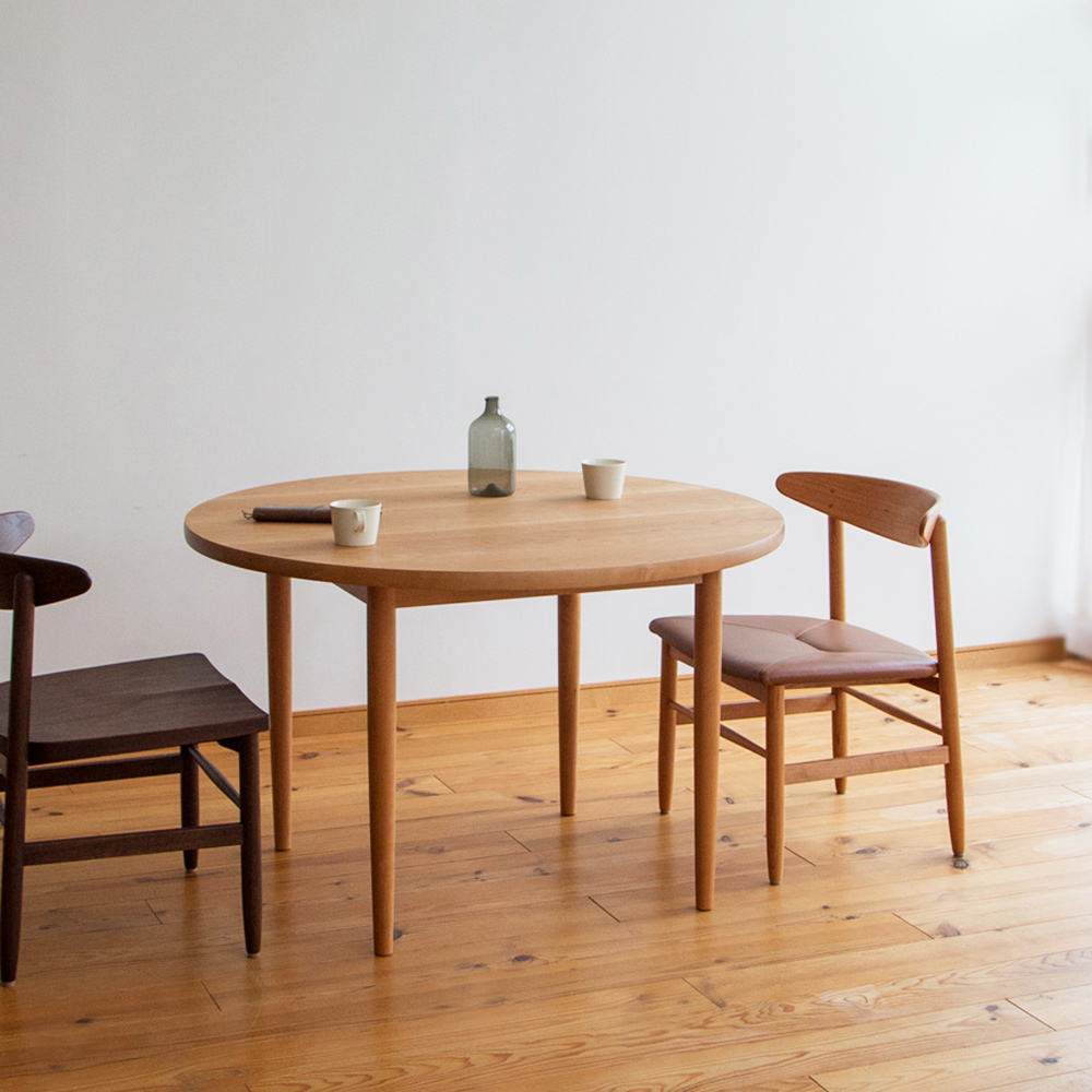 110Φのラウンドテーブル5248納品事例・T-233 家具工房クラポ