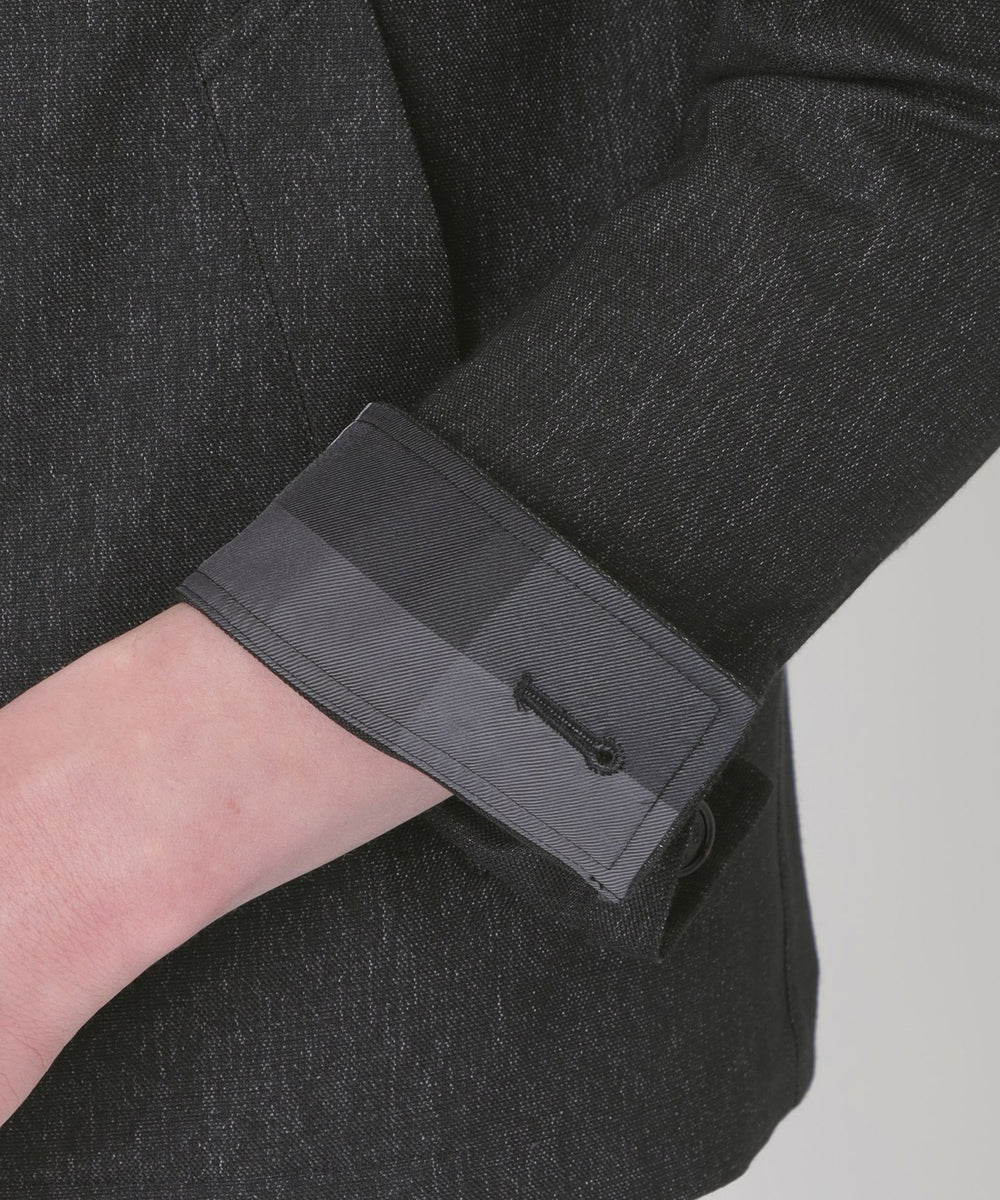 一部店舗限定】デニムライクカラミスタンドカラーブルゾン（ブルゾン