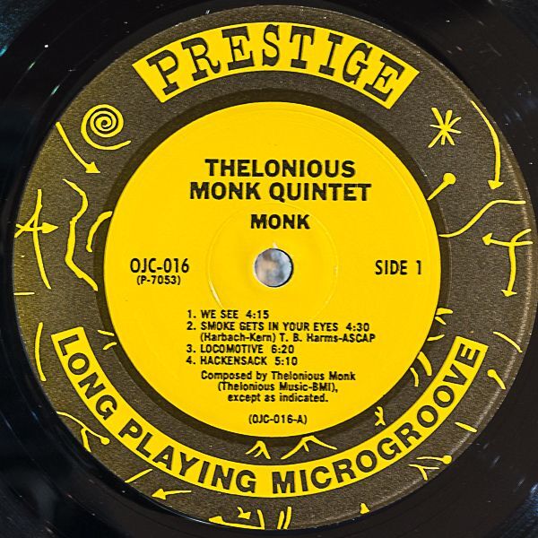 LP12inJAZZ国内盤セロニアスモンク他全3枚 盤ジャケ帯解説良好