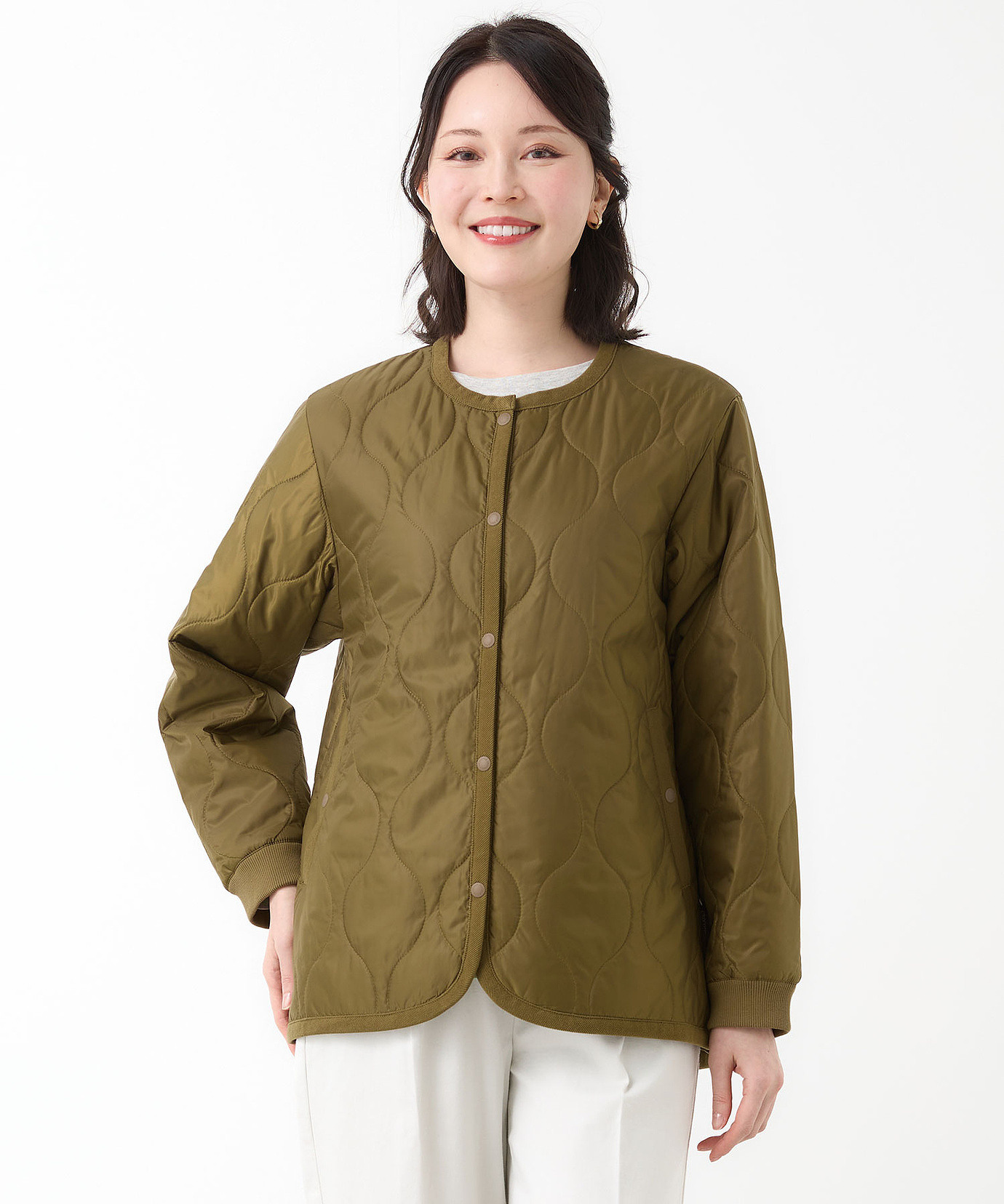 レディース 中綿 キルティング ジャケット通販 [0304-61407