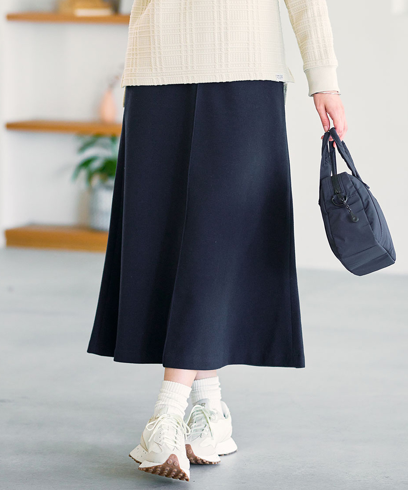 レディース ジャージー セミフレア スカート通販 [2006-55600