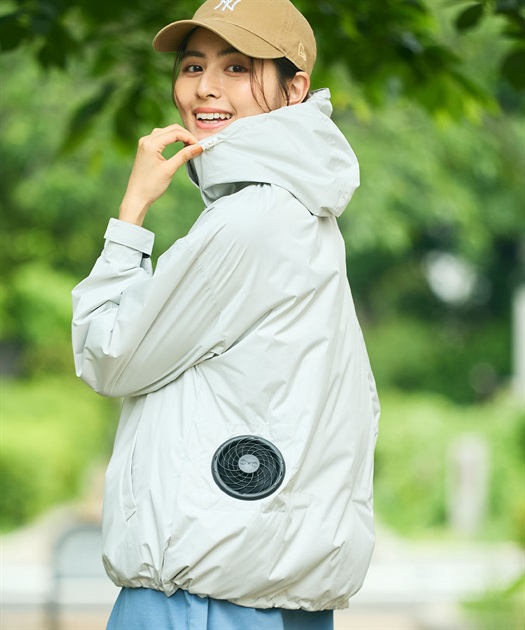 空調服(R) 晴雨兼用冷感UVマウンテンパーカー CROSS FUNCTION｜クロス