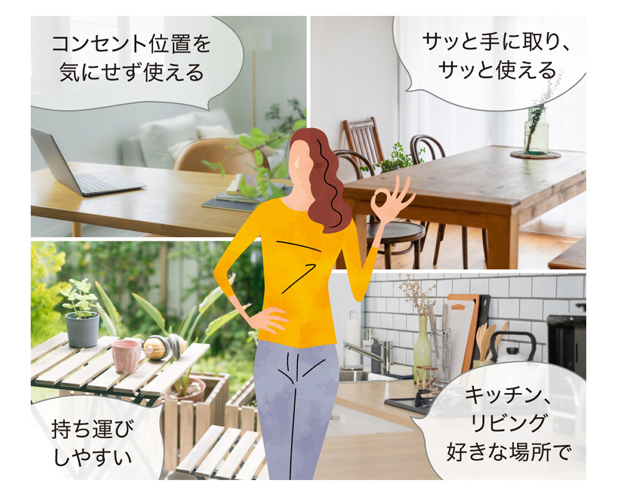 クイジナート「コードレス パーソナルブレンダー」（PBL-100PJ/BJ/NJ