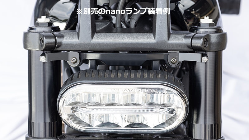 NANOランプ専用 フロントウインカーステー スポーツスターS用 - KIJIMA