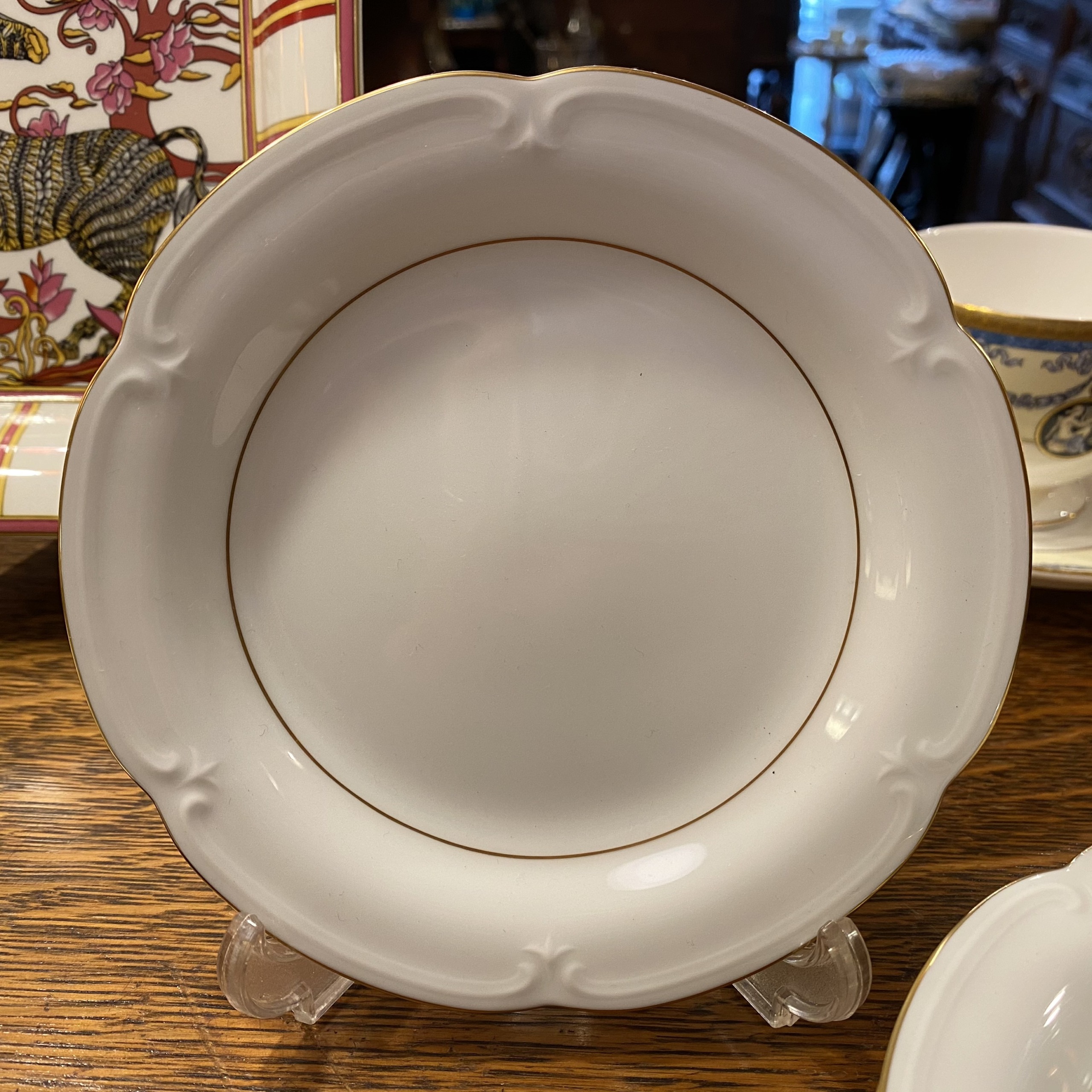 Okura Art Ceramics 大倉陶園 14cm プチケーキ皿 大倉陶園 5点セット