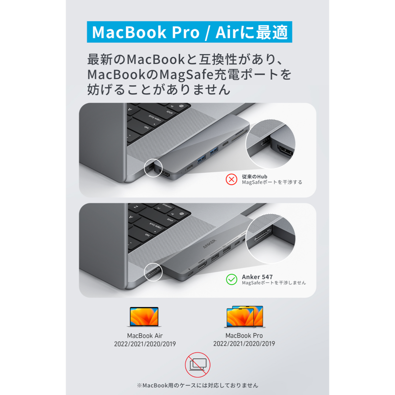 Anker 547 USB-C ハブ (7-in-2, for MacBook) | USBハブの製品情報