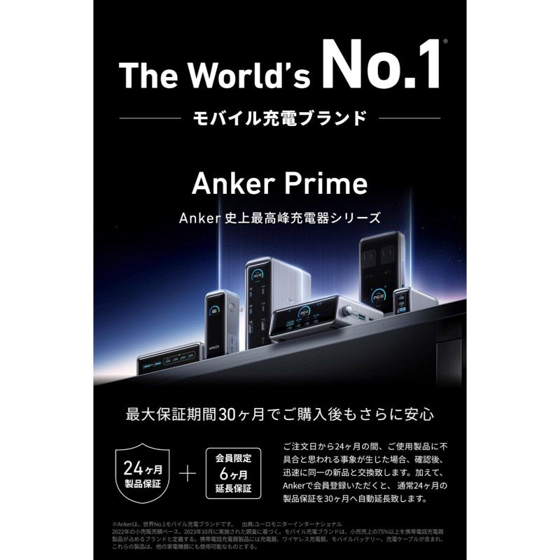 Anker Prime Charging Station (8-in-1, 240W) | 電源タップの製品情報