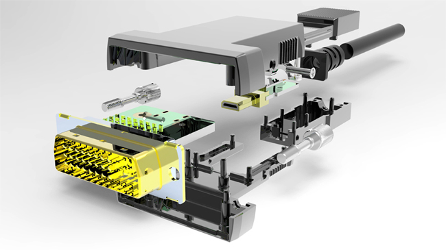 ADD-xxxM | 高強度光ファイバ脱着式DVI-Dケーブル | ADTECHNO Inc