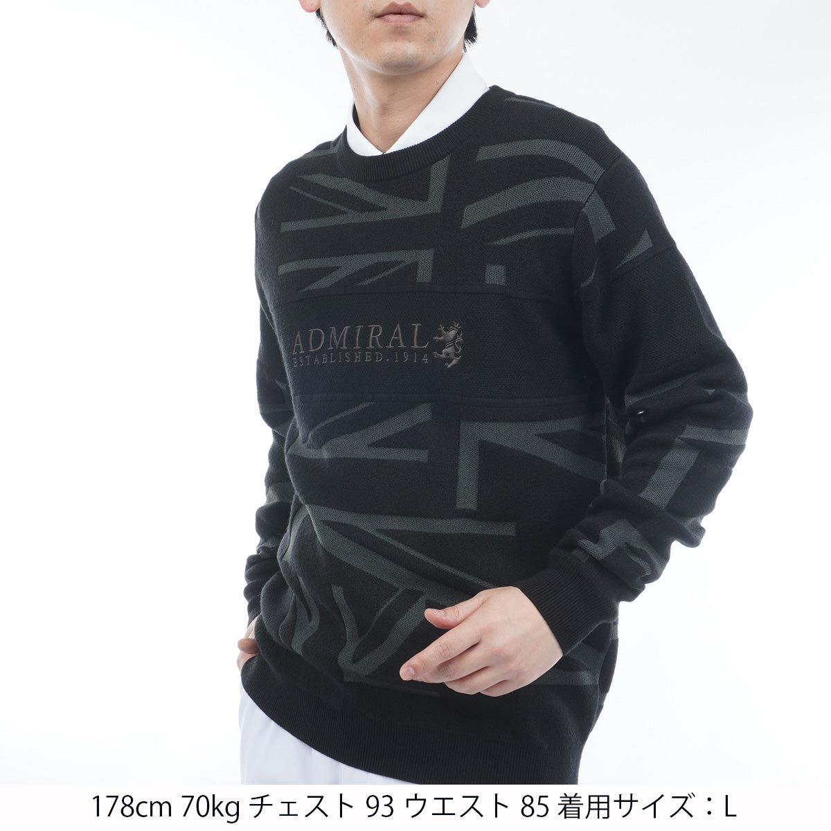 UJジャガード クルーネックセーター ADMA564 – ADMIRAL