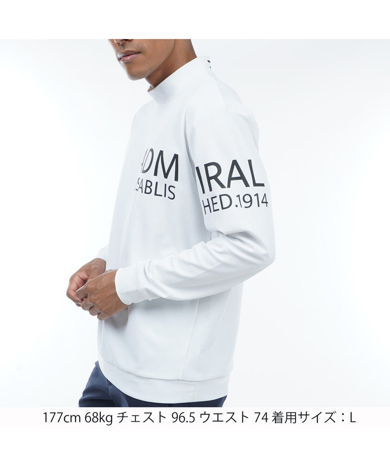 ビッグロゴ ロングスリーブ モックネックシャツADMA3A1 – ADMIRAL