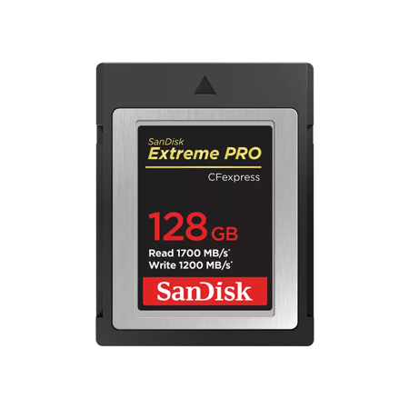 SanDisk Extreme PRO 128GB CFexpress Type-B Memory Card, 2-Pack