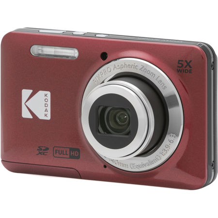Kodak PIXPRO FZ55 Friendly Zoom Digital Camera, Red FZ55-RD