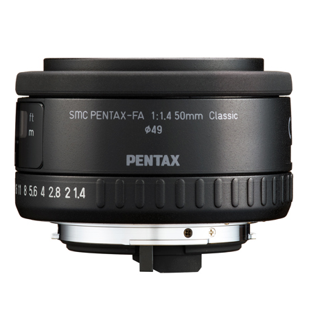 Pentax SMC Pentax-FA 50mm f/1.4 Classic Lens, Black 20800