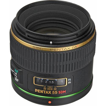 Pentax SMCP-DA 55mm f/1.4 SDM Lens for Digital SLR Cameras 21790