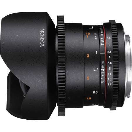 Rokinon 14mm T3.1 Cine DS Lens for Canon EF DS14M-C