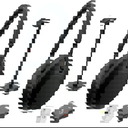 Sony WH-1000XM5 Wireless Noise Cancelling Headphones Black+ Stand