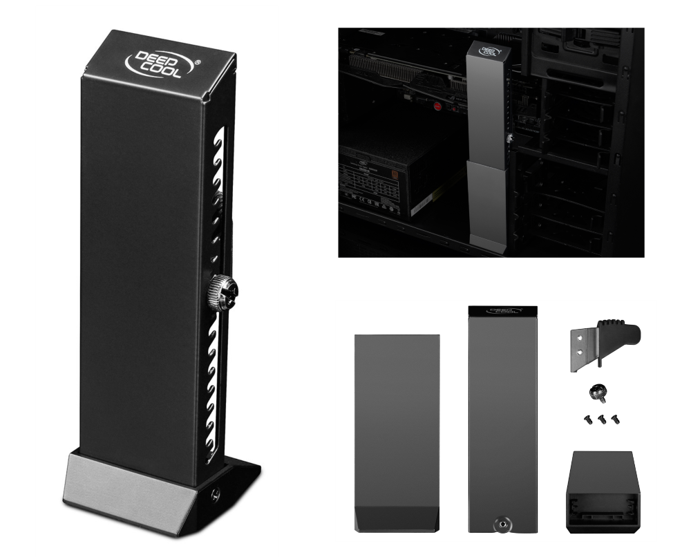 DEEPCOOLより、ミドルタワーPCケース、LEDケースファン、空冷CPU