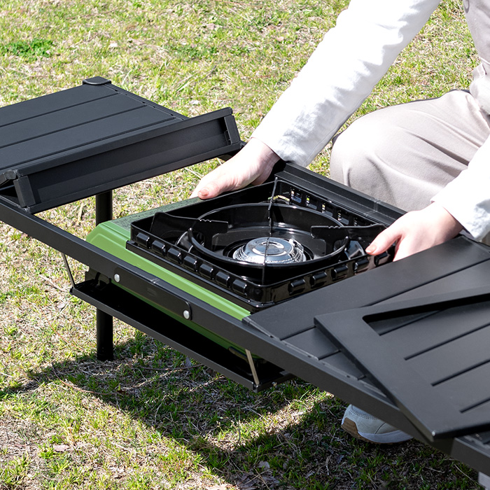 檜無垢材 細板 タフまる対応アウトドアテーブル キャンプテーブル ロー