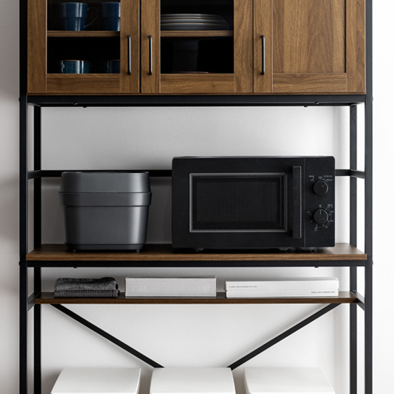 ゴミ箱上収納 Elena (エレナ) ワイドタイプ | 家具・インテリア通販