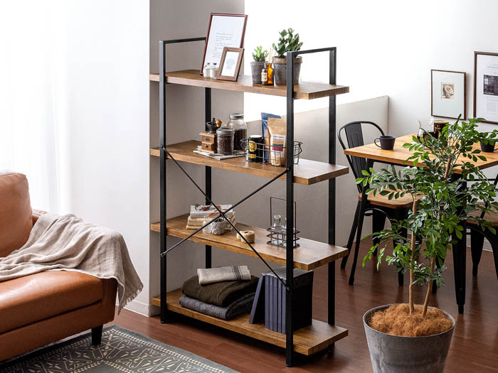 オープンラック FORK(フォーク) 4段タイプ | 家具・インテリア通販