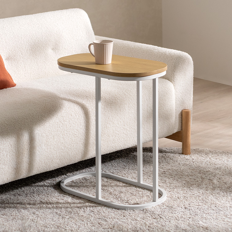 空間にフィットするコの字サイドテーブル NOLA(ノラ) | 家具