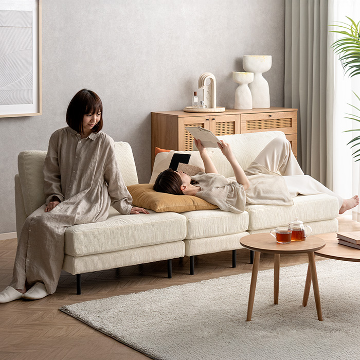 組み合わせ自由 ユニットソファ オットマンセット Mandy | 家具