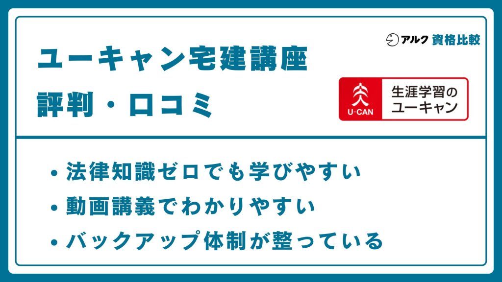 2026年】ユーキャン宅建講座の評判は？リアルな口コミ・費用・合格実績