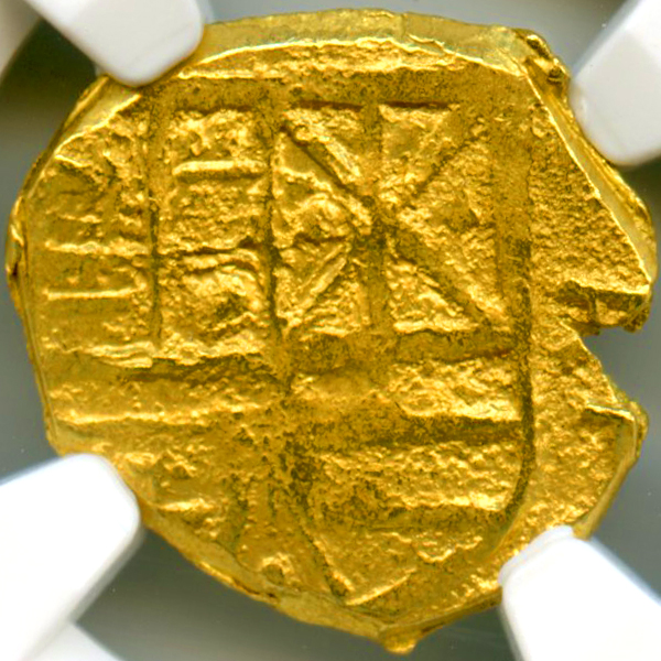 コロンビア 財宝船 (1694-1713) 2エスクード 金貨 NGC MS63 | ARK