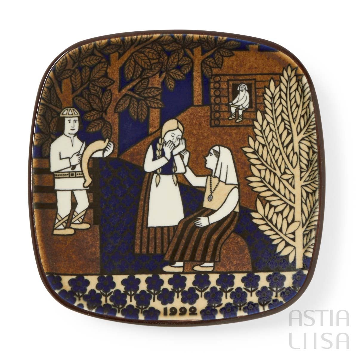 Arabia Kalevala 1992 イヤープレート, ヴィンテージ | Astialiisa Online