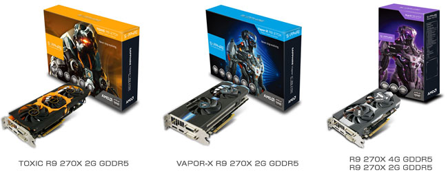 AMD社最新のパフォーマンスGPU、Radeon R9 270Xを搭載する、Sapphire社